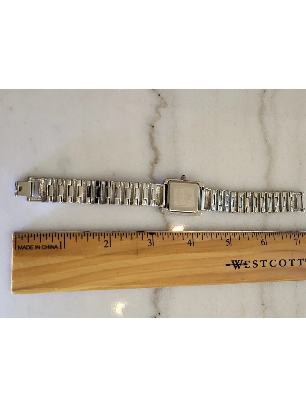 Vtg Cenere Woman’s Watch New Battery Silvertone 7